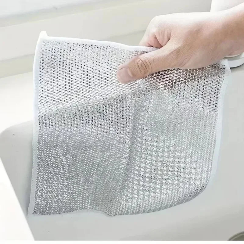 Metal Microfiber Mesh Scrubbing Cloths