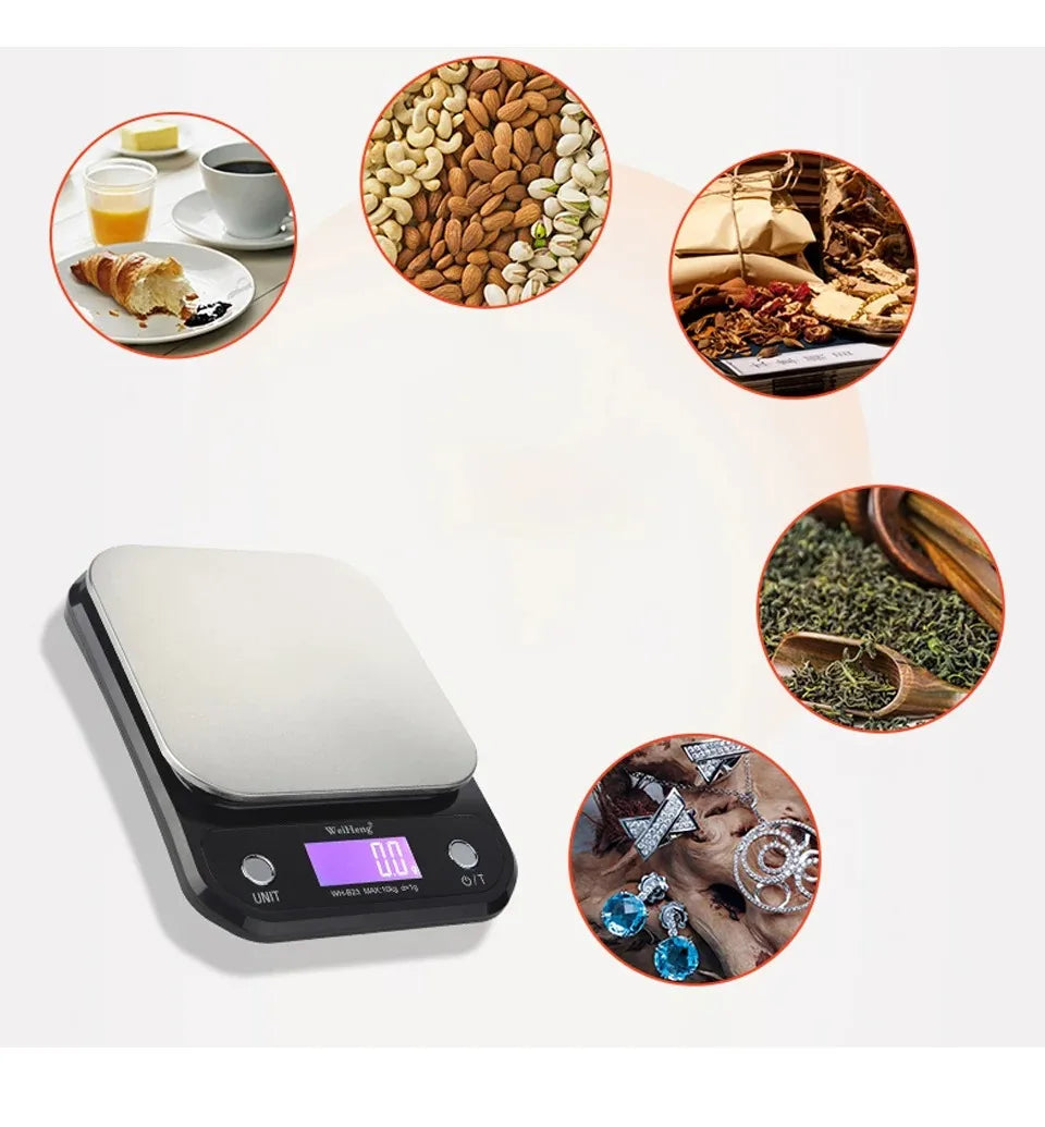 Kitchen Digital Scale with LCD Display