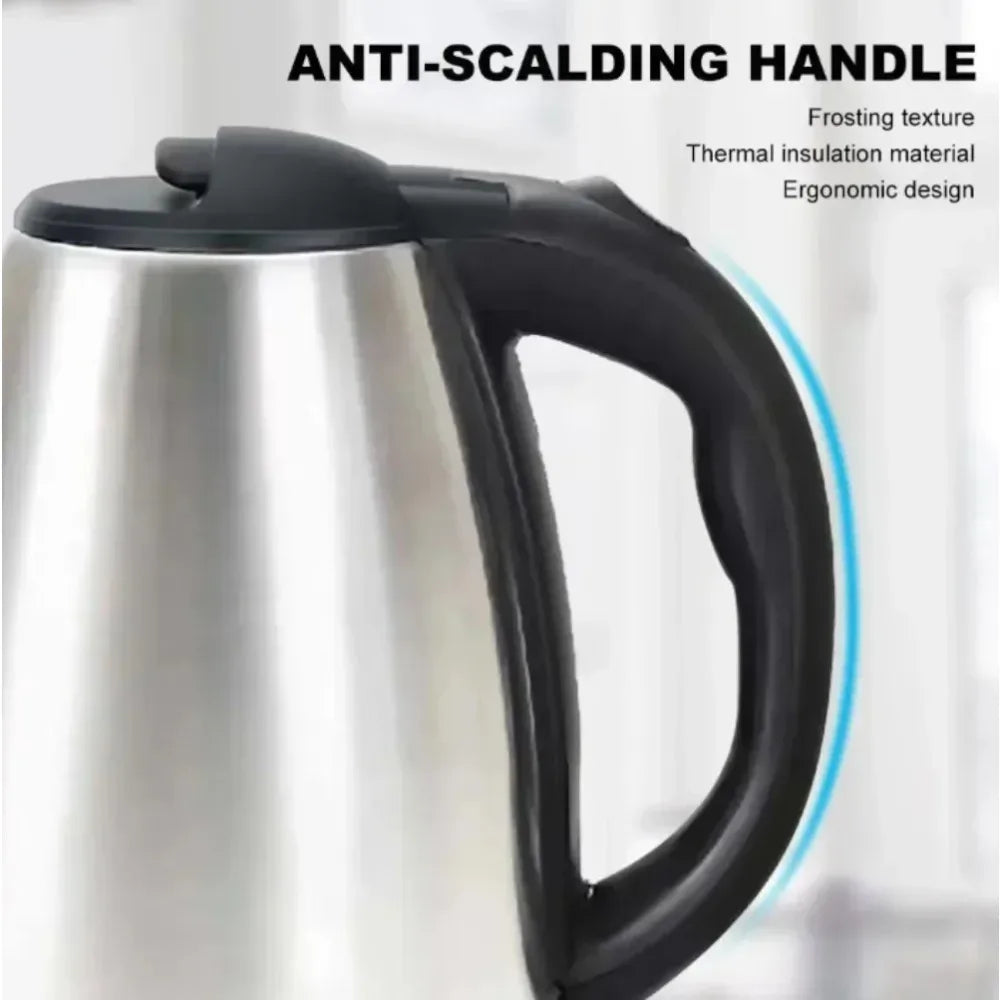 Large-Capacity Electric Stainless Steel Kettle w/Auto-Shutoff