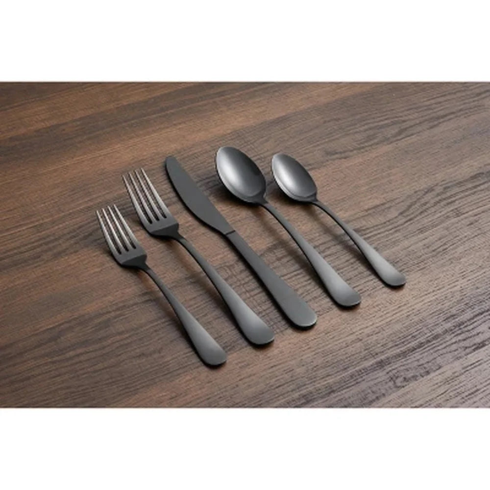 20pc Stainless Steel Everyday Flatware Set, Service for 4