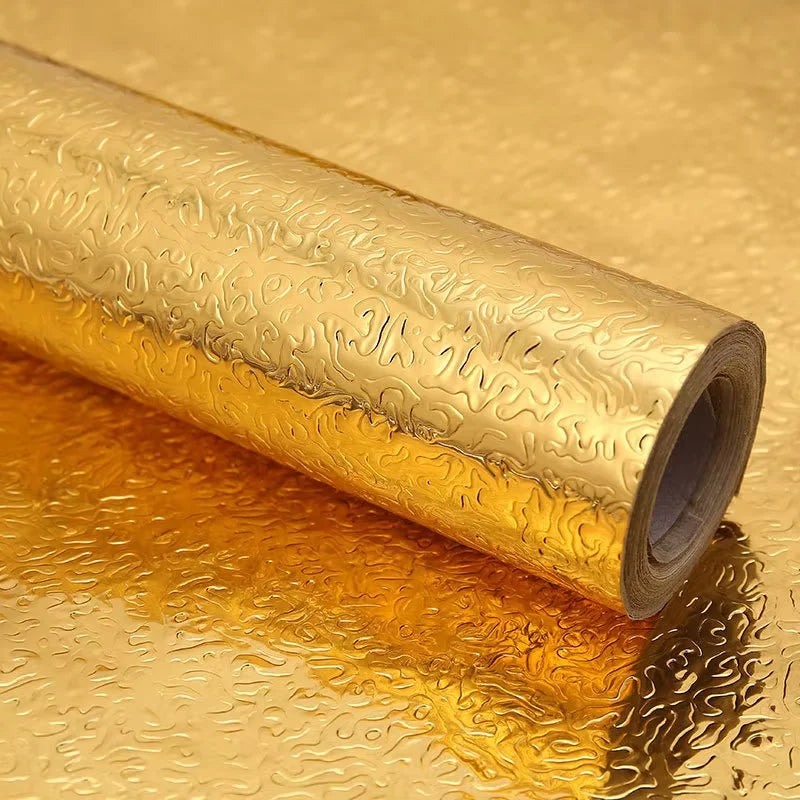 High Temperature, Oil Resistant, Waterproof Foil Wallpaper