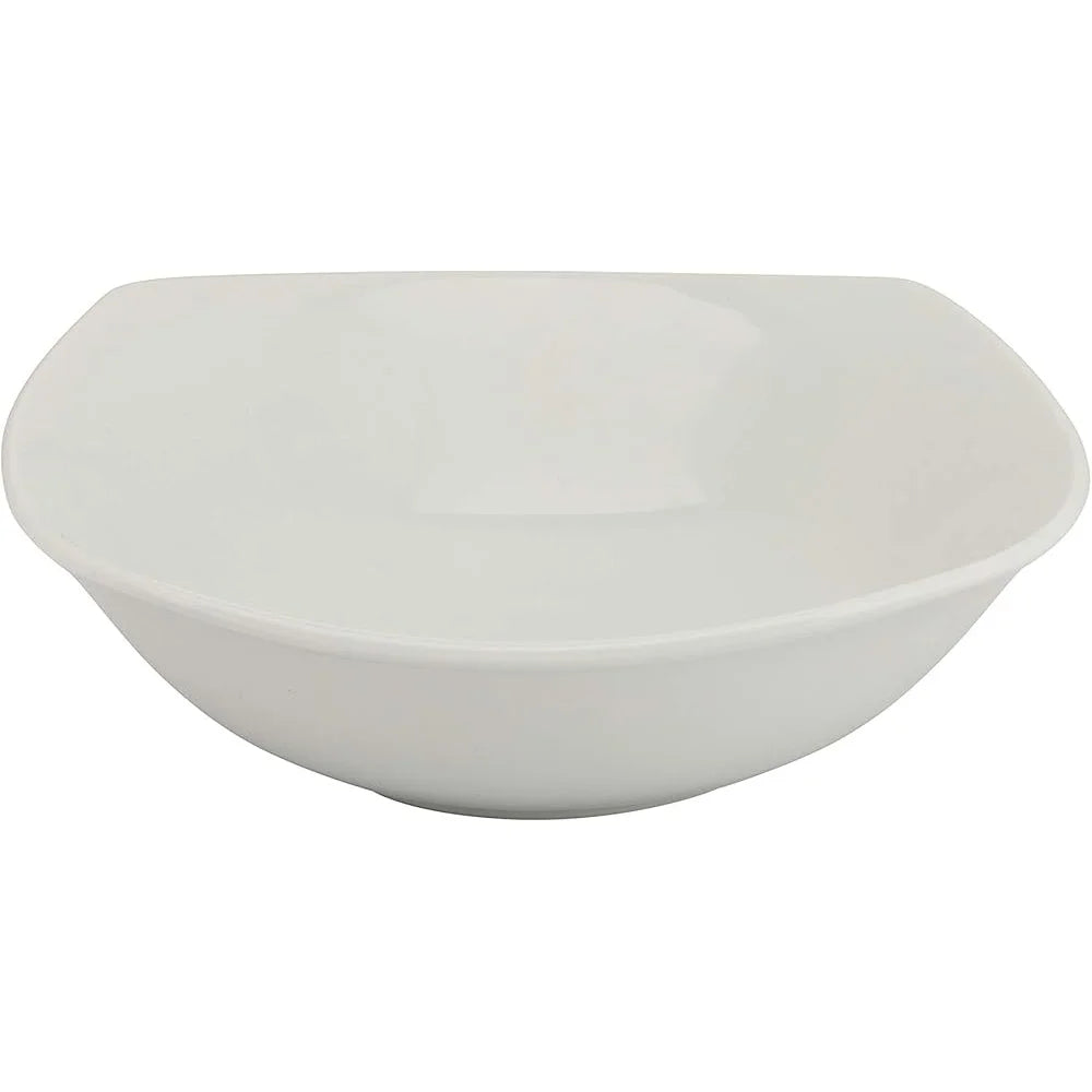 16 Piece Dinnerware Set Porcelain, White Glossy Finish