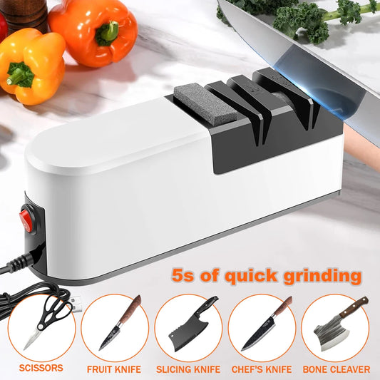 USB Rechargeable Knife Sharpener, 4-Slot, Double Sided