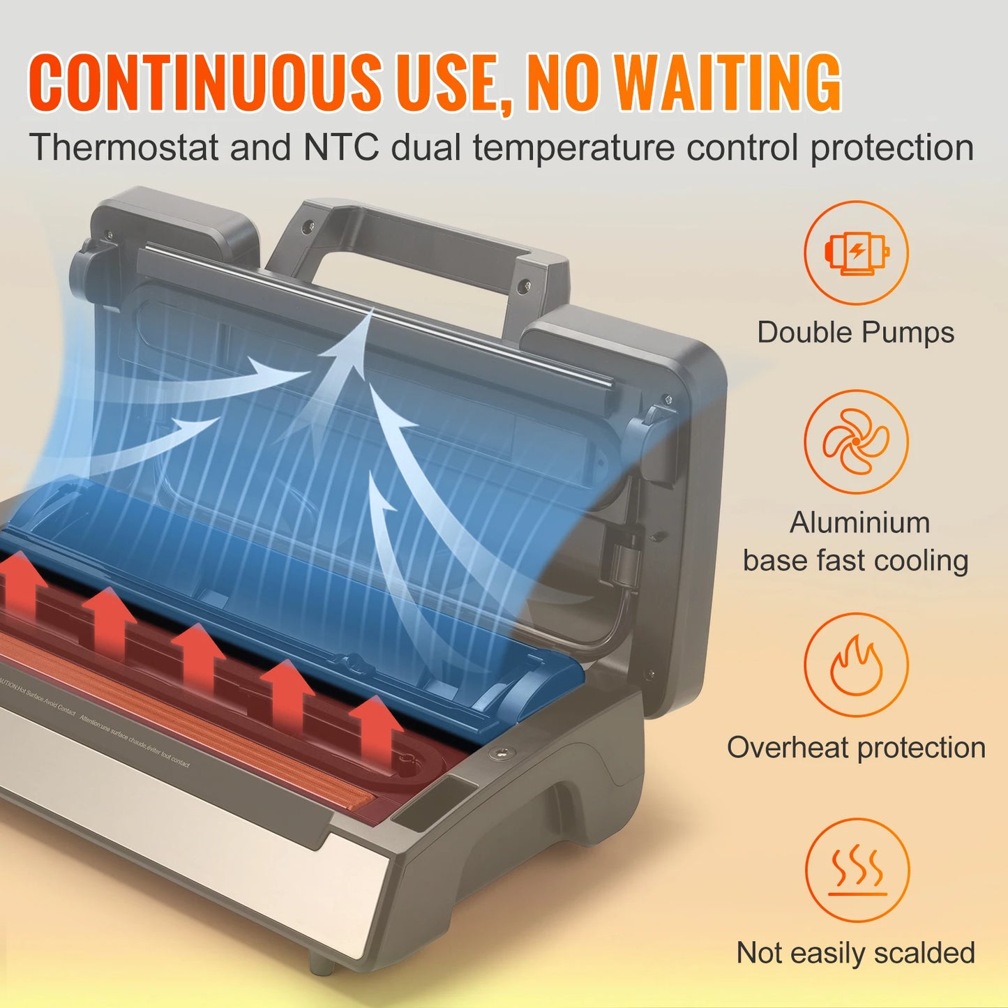 Vacuum Sealer with 10 Free Vacuum Bags