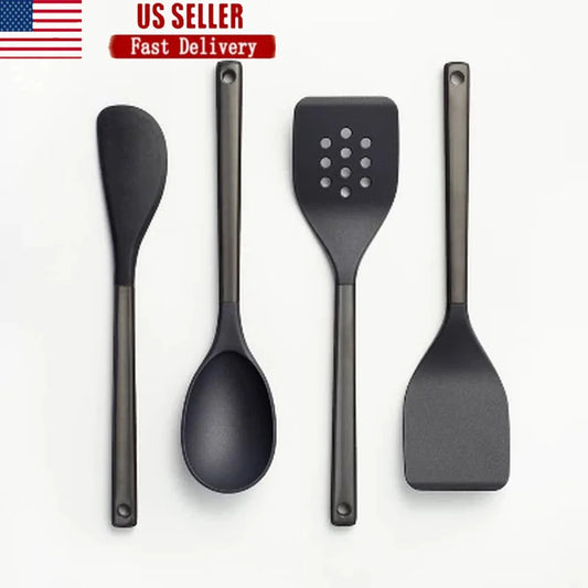 4pc Stainless Steel Nylon Kitchen Utensil Set