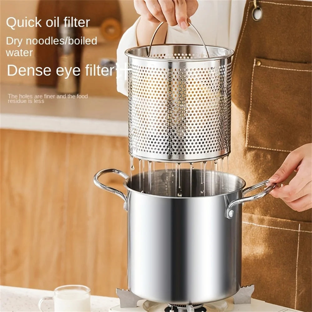 Multifunctional Small Fryer, Stainless Steel