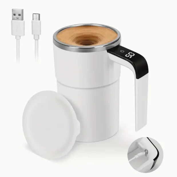 Portable Electric Automatic Coffee Mixer, USB Rechargeable