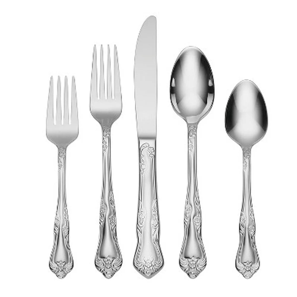 20pc Stainless Steel Flatware Set, Service for 4